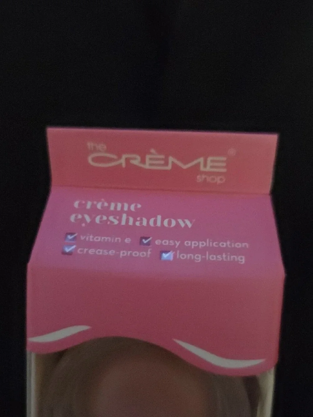 The Crème Shop Fruit Tart Cream Eyeshadow — Soft Pink NWOT